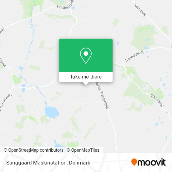 Sanggaard Maskinstation map
