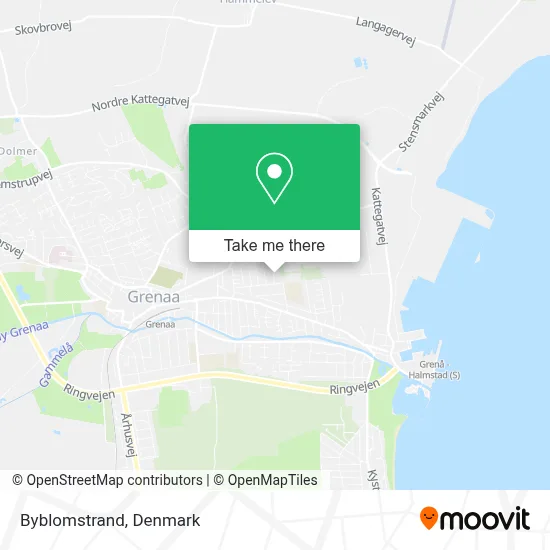 Byblomstrand map