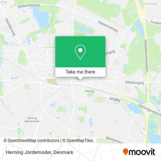 Herning Jordemoder map