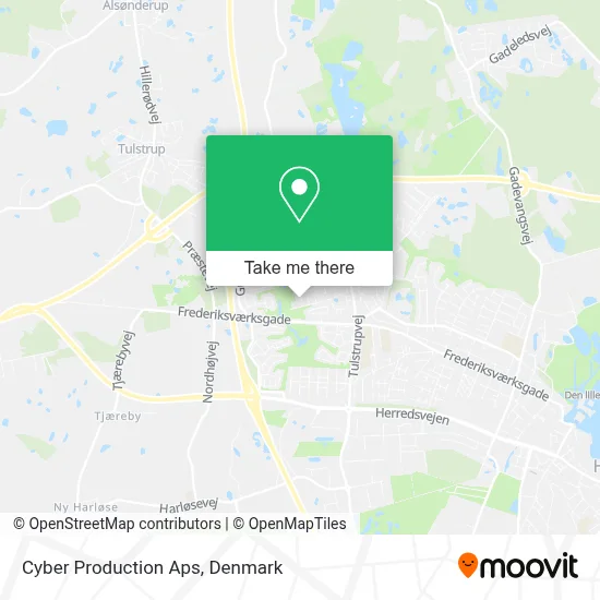 Cyber Production Aps map
