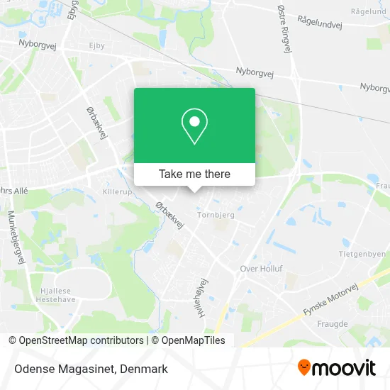 Odense Magasinet map