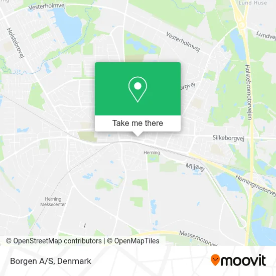 Borgen A/S map