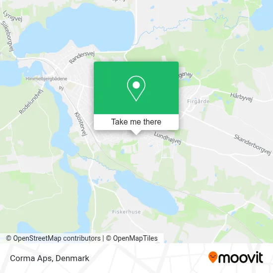 Corma Aps map