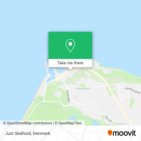 Just Seafood map