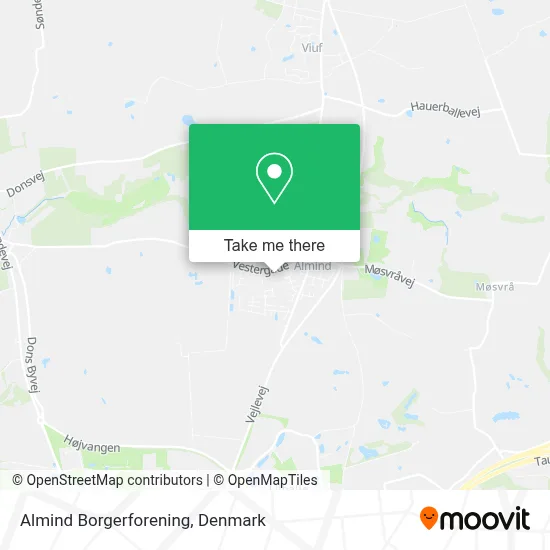 Almind Borgerforening map