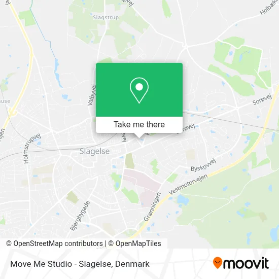 Move Me Studio - Slagelse map