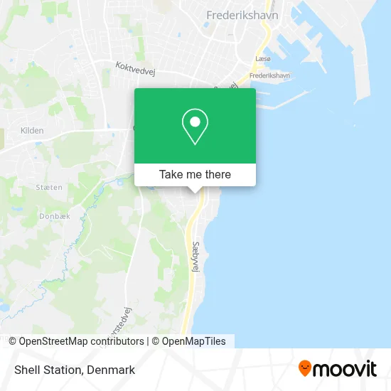 Shell Station map