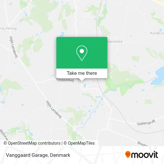 Vanggaard Garage map