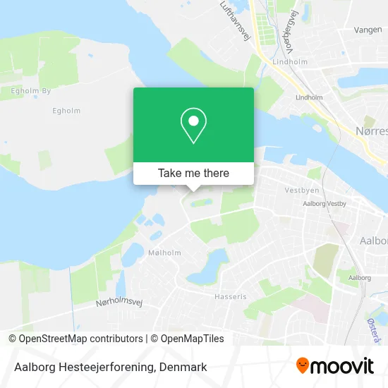 Aalborg Hesteejerforening map