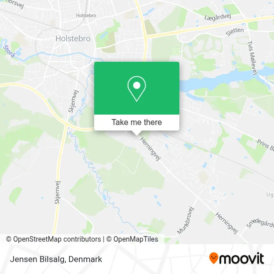 Jensen Bilsalg map