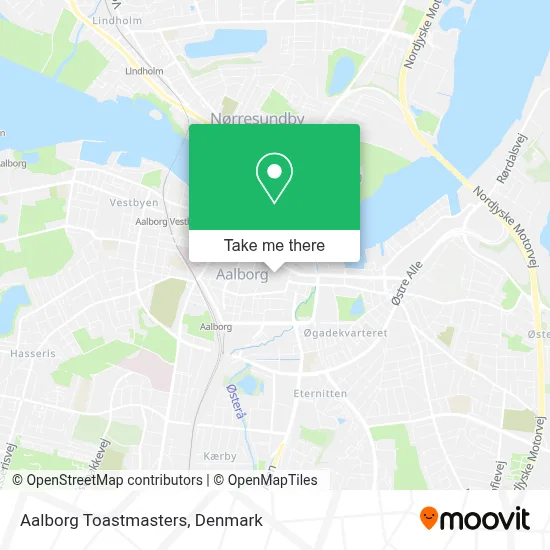 Aalborg Toastmasters map