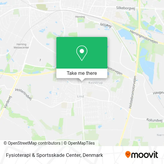 Fysioterapi & Sportsskade Center map