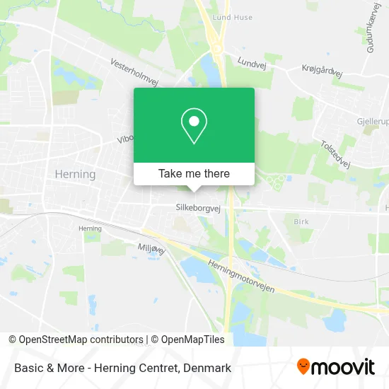 Basic & More - Herning Centret map