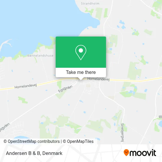 Andersen B & B map