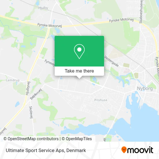 Ultimate Sport Service Aps map