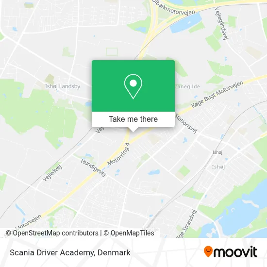Scania Driver Academy map