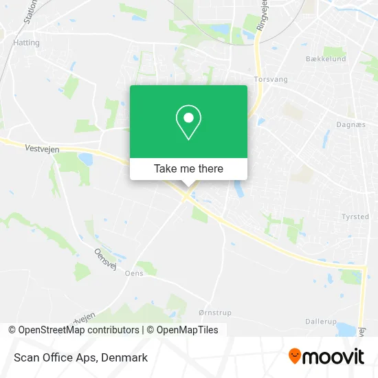 Scan Office Aps map