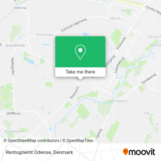 Rentognemt Odense map