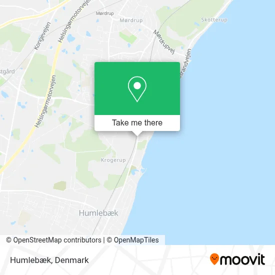 Humlebæk map