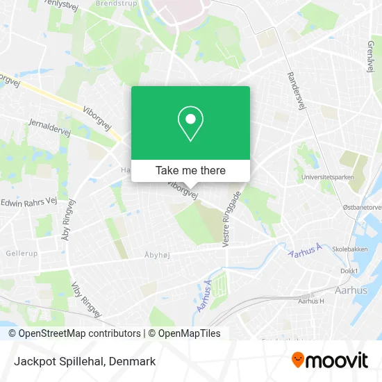 Jackpot Spillehal map