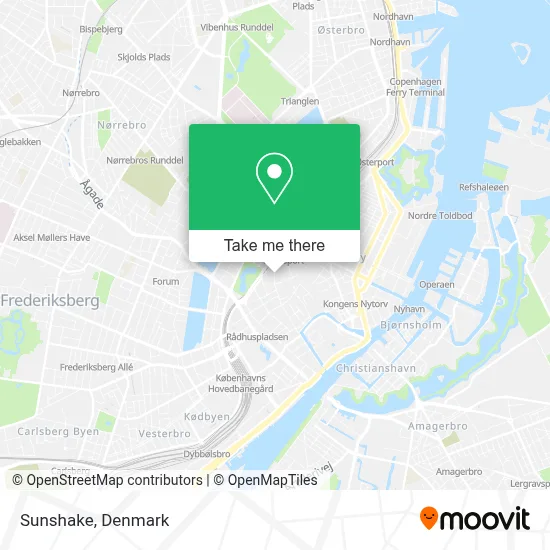 Sunshake map