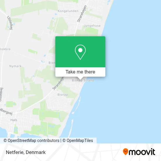 Netferie map