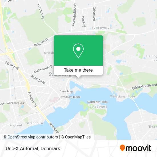 Uno-X Automat map