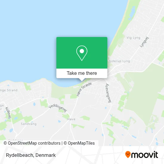 Rydellbeach map