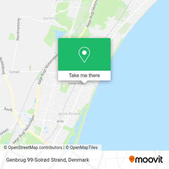 Genbrug 99-Solrød Strand map