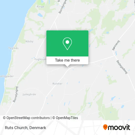 Ruts Church map