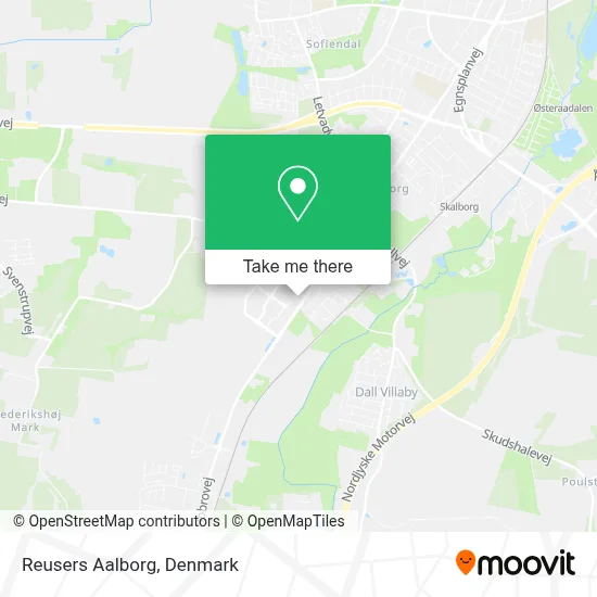 Reusers Aalborg map