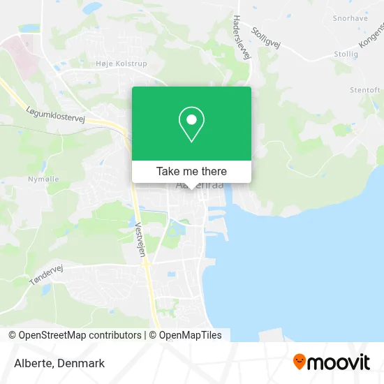 Alberte map