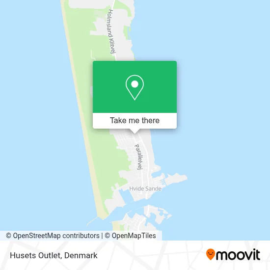 Husets Outlet map