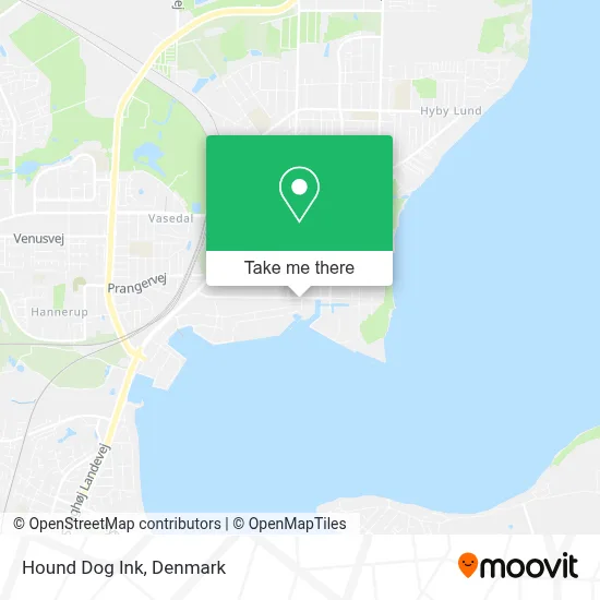 Hound Dog Ink map