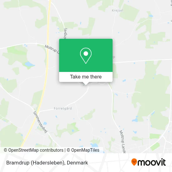 Bramdrup (Hadersleben) map