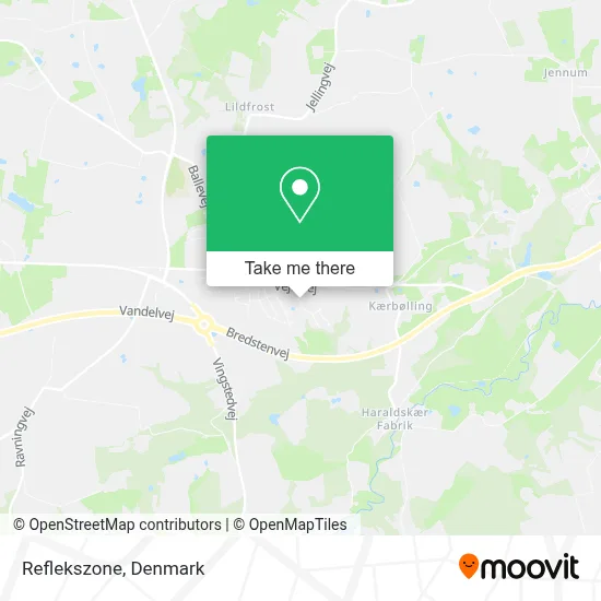 Reflekszone map