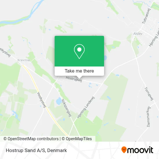 Hostrup Sand A/S map