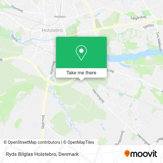 Ryds Bilglas Holstebro map