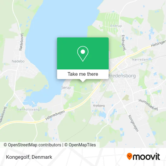 Kongegolf map