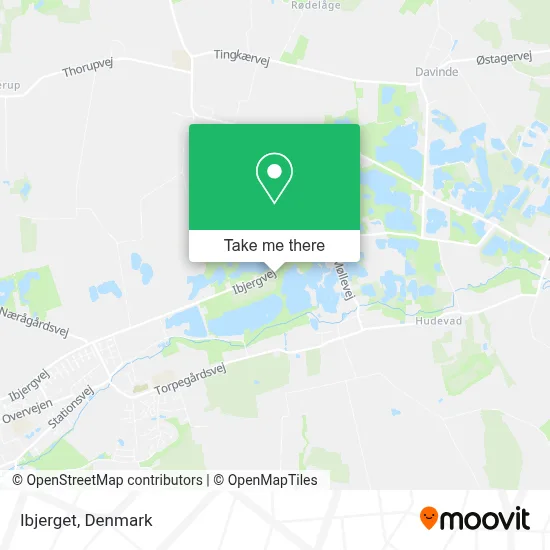 Ibjerget map
