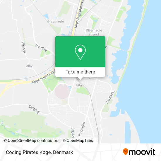 Coding Pirates Køge map