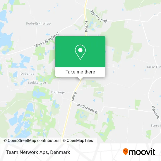 Team Network Aps map