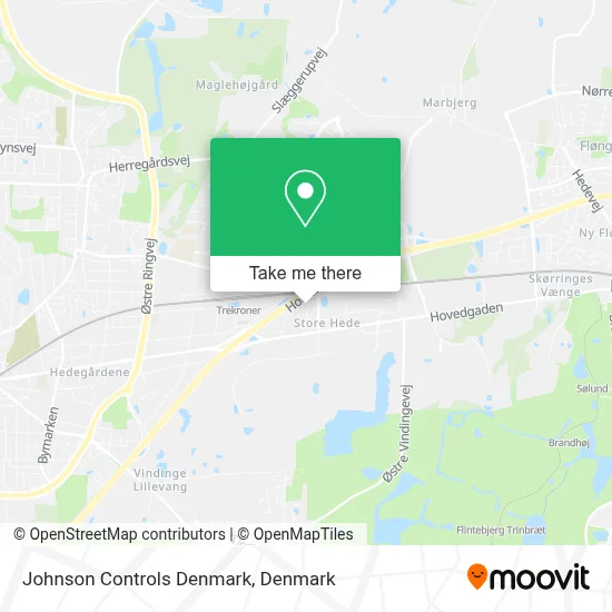 Johnson Controls Denmark map