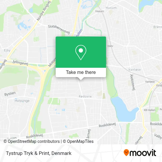 Tystrup Tryk & Print map