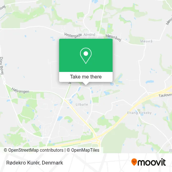 Rødekro Kurér map