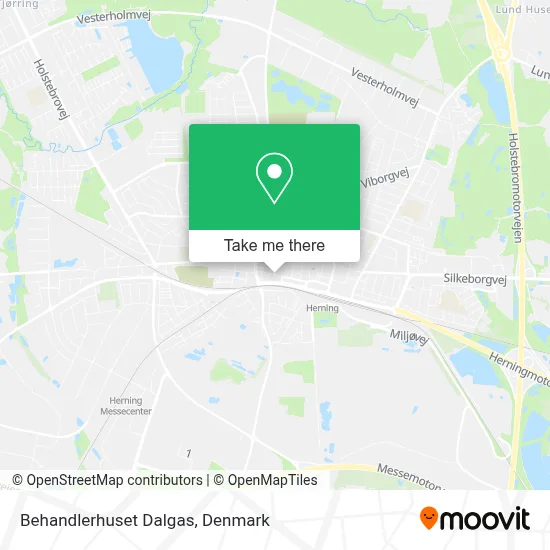 Behandlerhuset Dalgas map