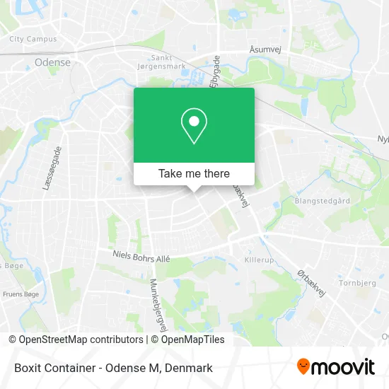 Boxit Container - Odense M map