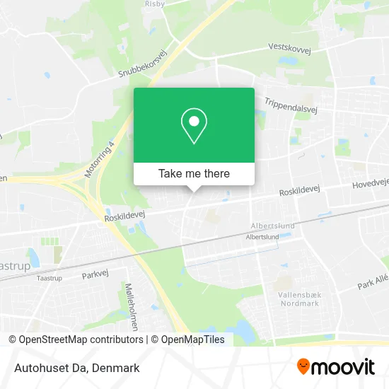 Autohuset Da map