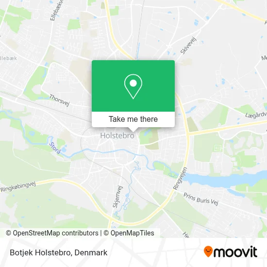 Botjek Holstebro map