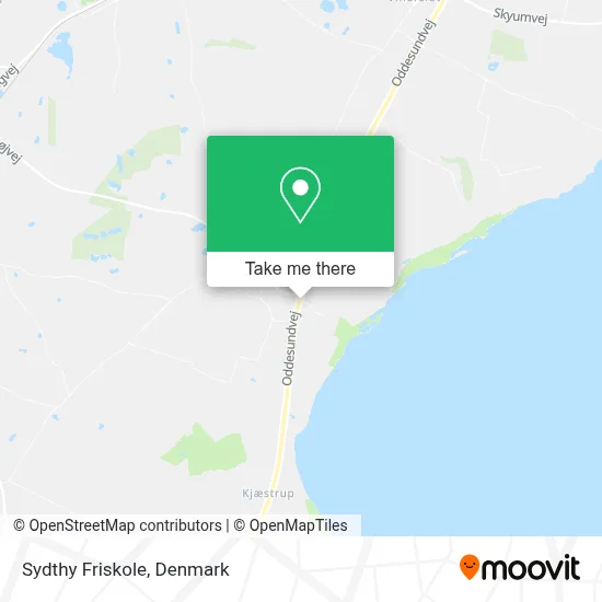 Sydthy Friskole map